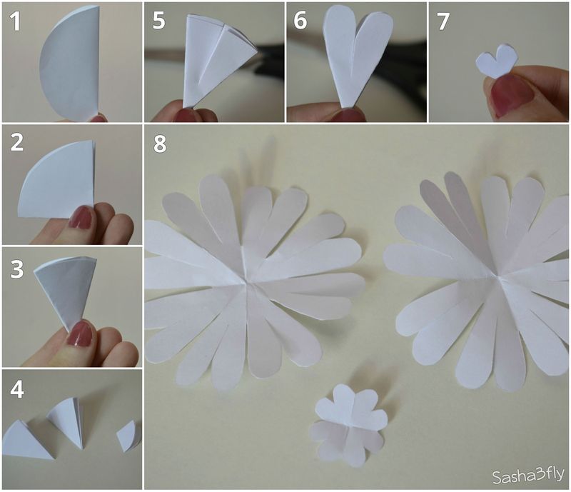 Как сделать цветы своими руками на 8 Марта (мастер-класс)